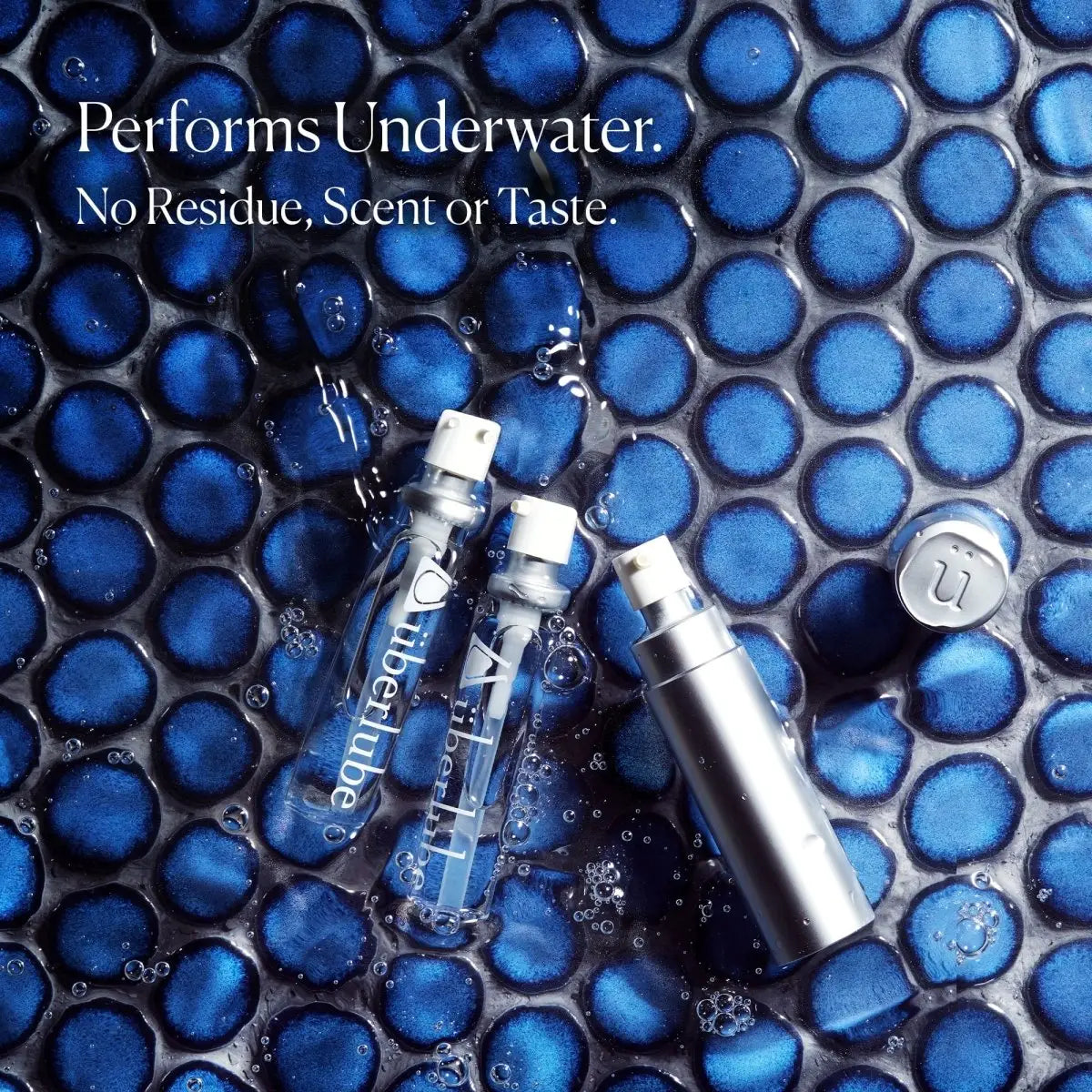 überlube Good-to-Go Traveler Silicone-Based Lubricant 2-Pack Silver Rolik®