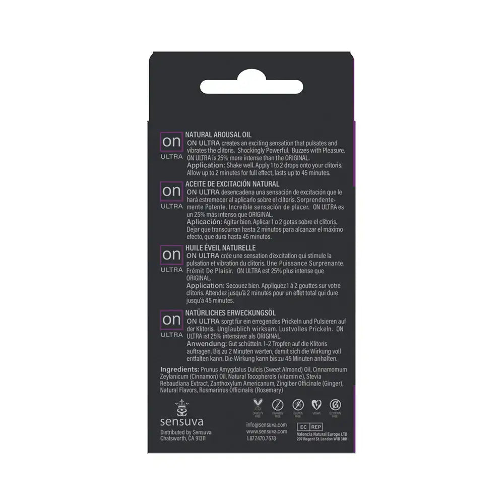 5mL / 0.17 fl. oz. ON Ultra Arousal Oil