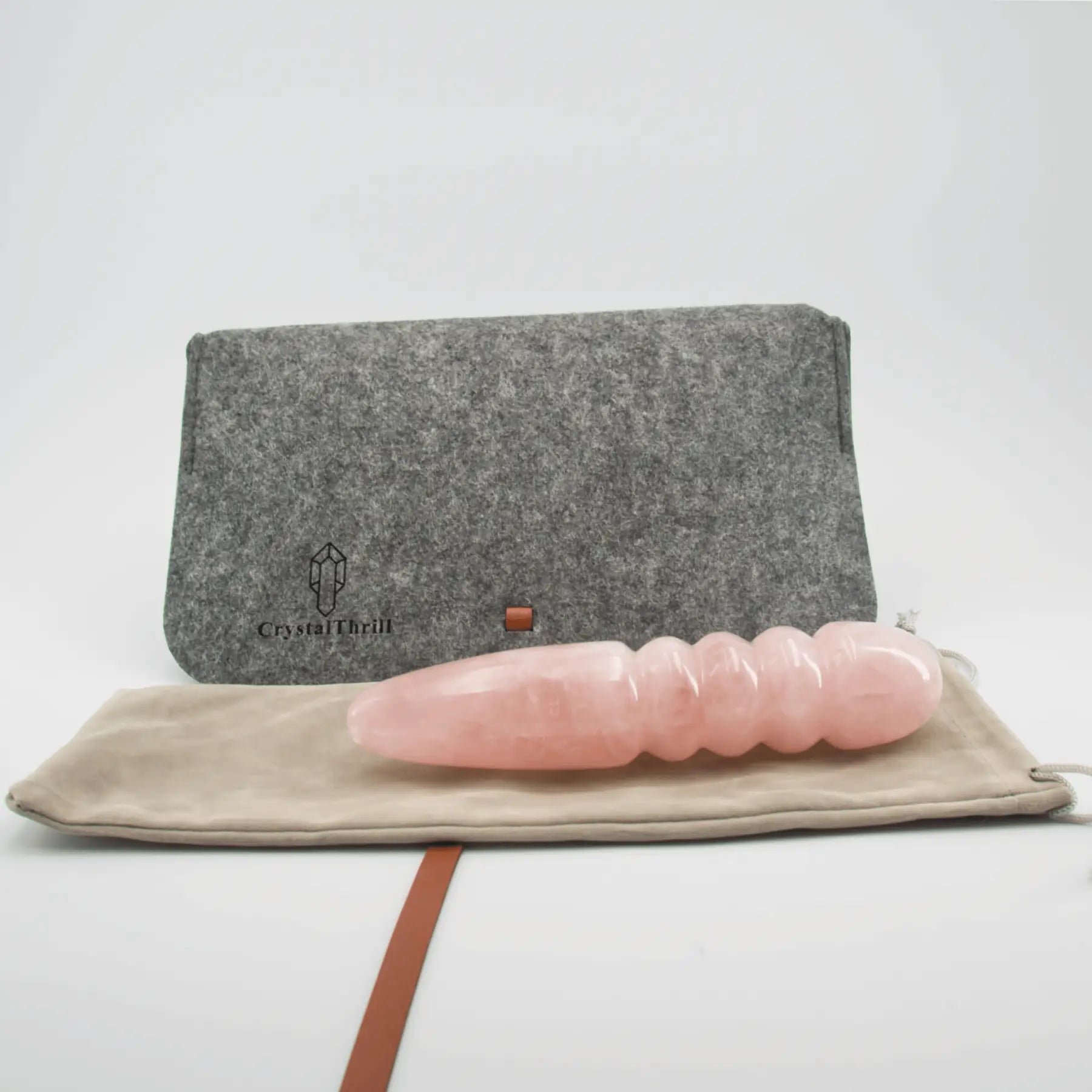 Unduluna Rose Quartz Wand / 7’’ Dildo