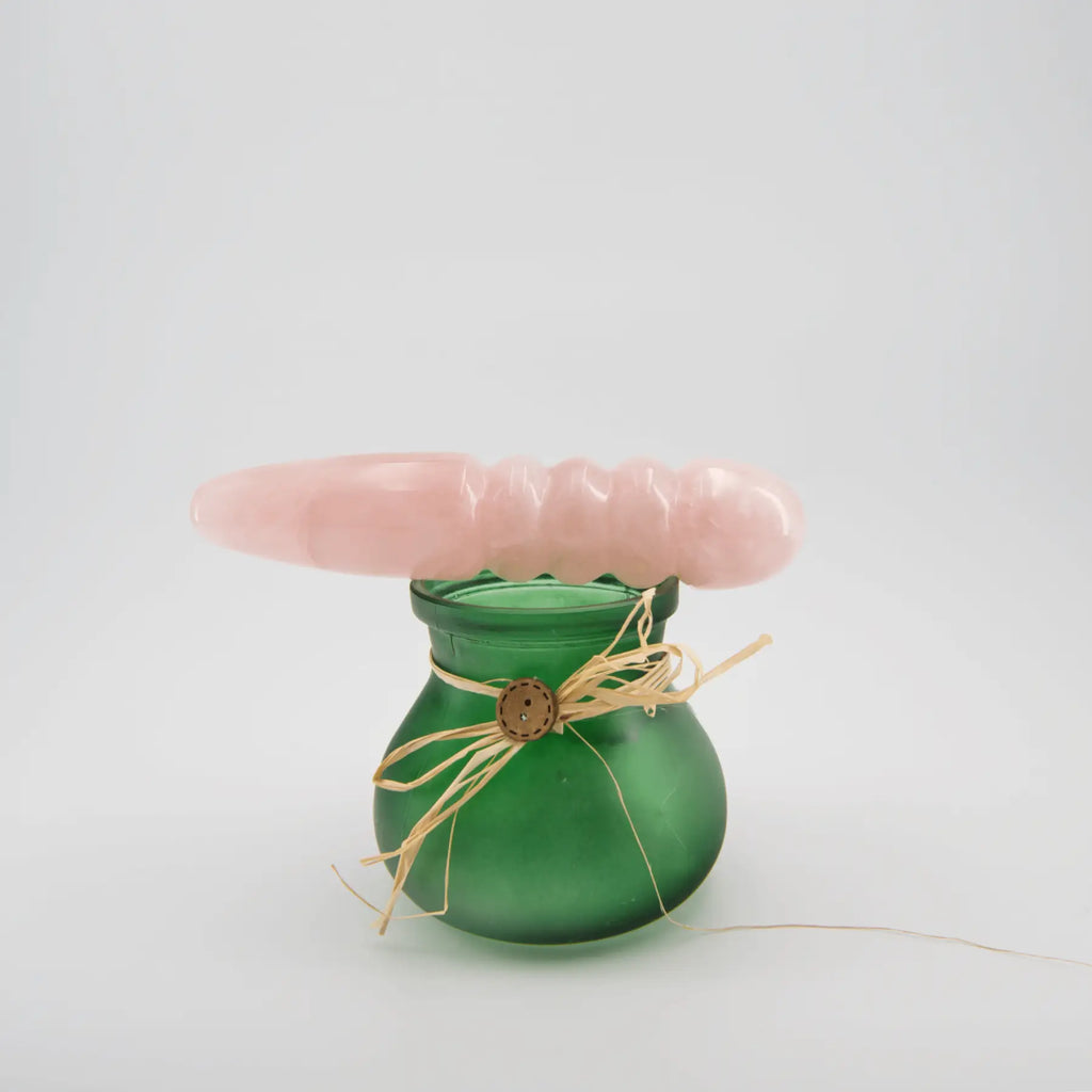 Unduluna Rose Quartz Wand / 7’’ Dildo