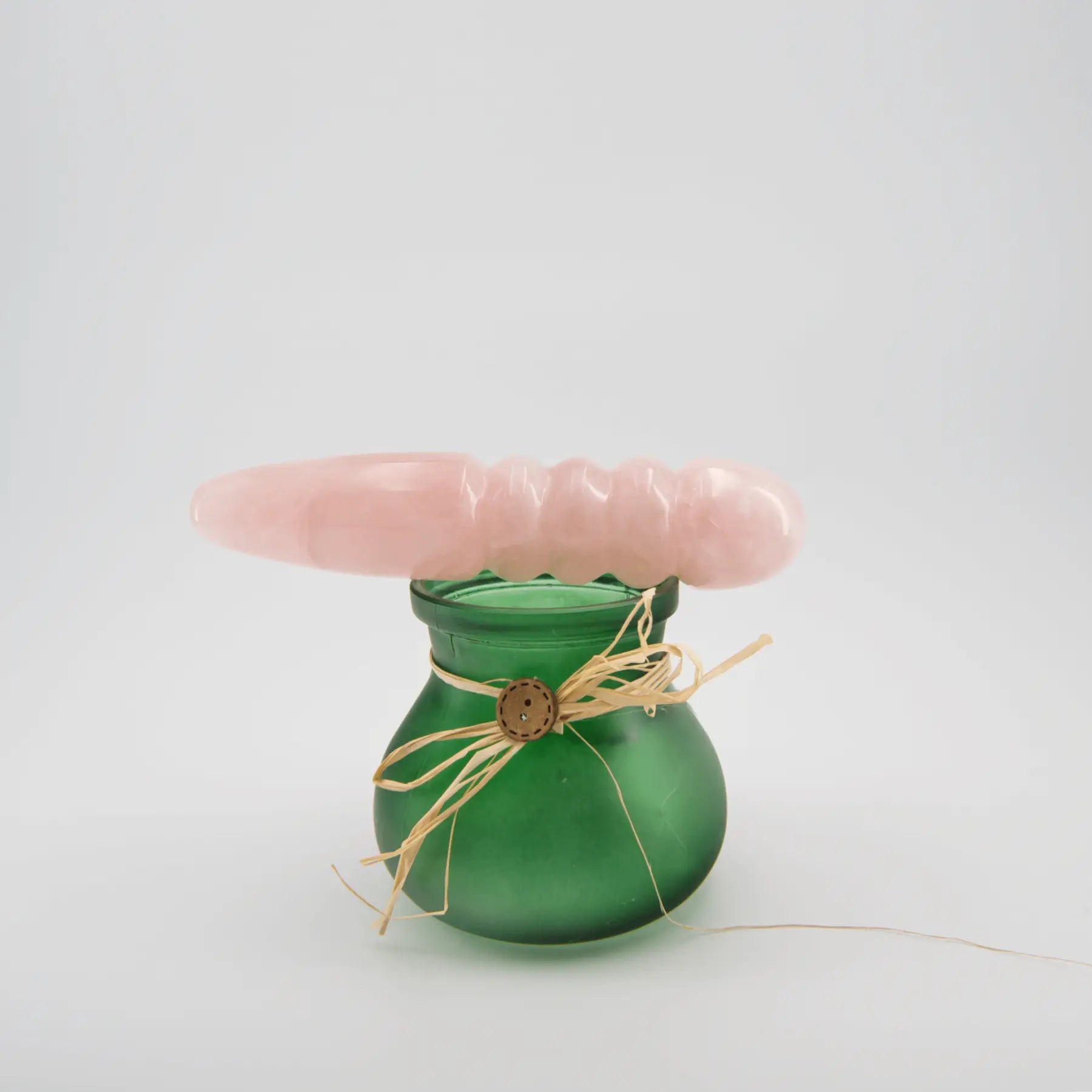 Unduluna Rose Quartz Wand / 7’’ Dildo