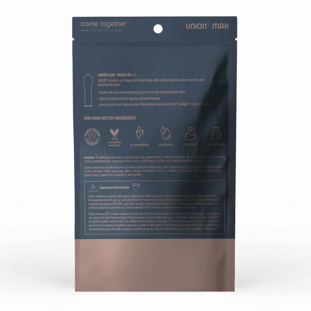 Union Max Condoms - 12-Pack