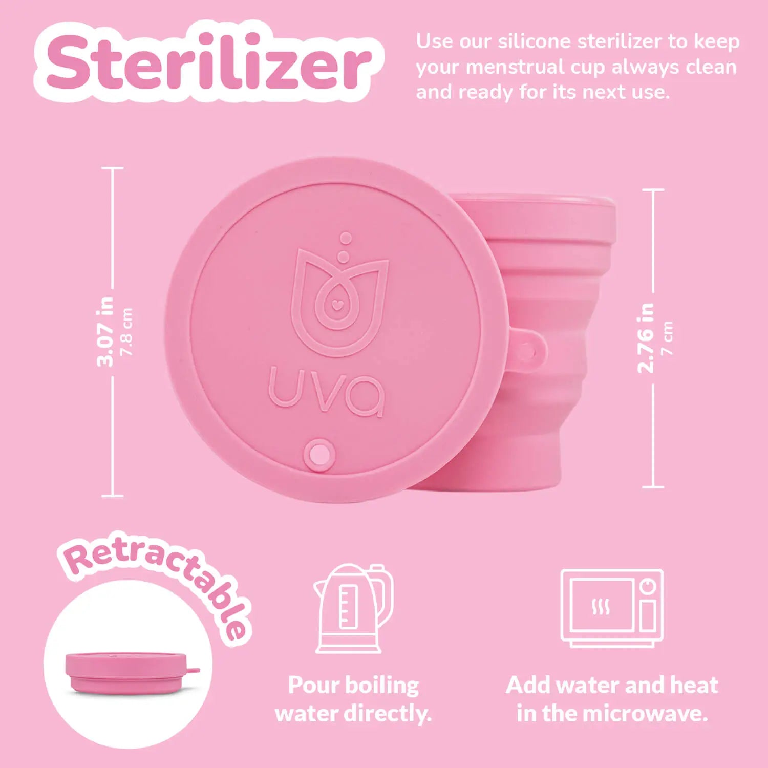 Uva 2 Menstrual Cup – Size (15ml | Light Flow)