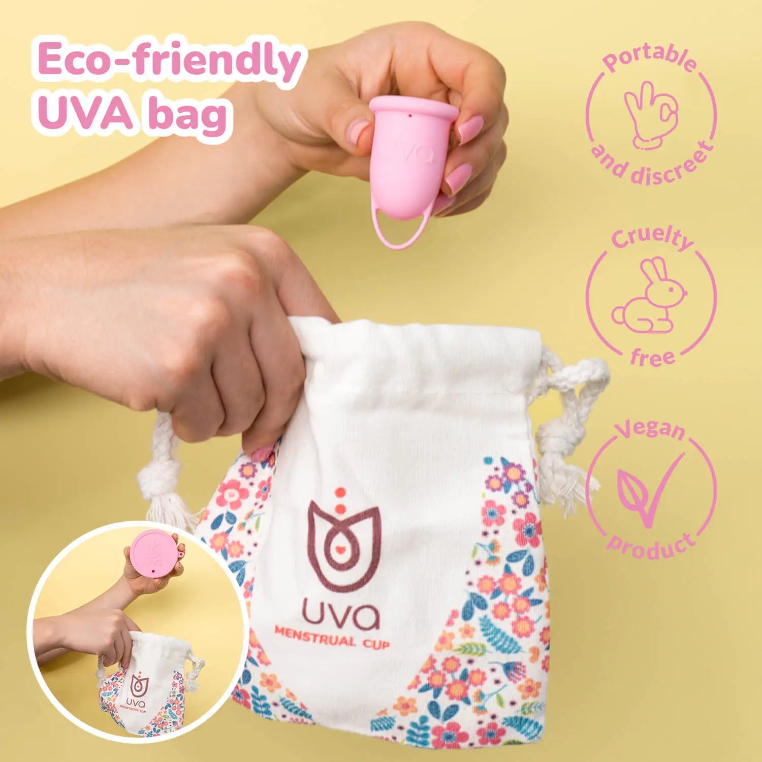 Uva 2 Menstrual Cup – Size (15ml | Light Flow)