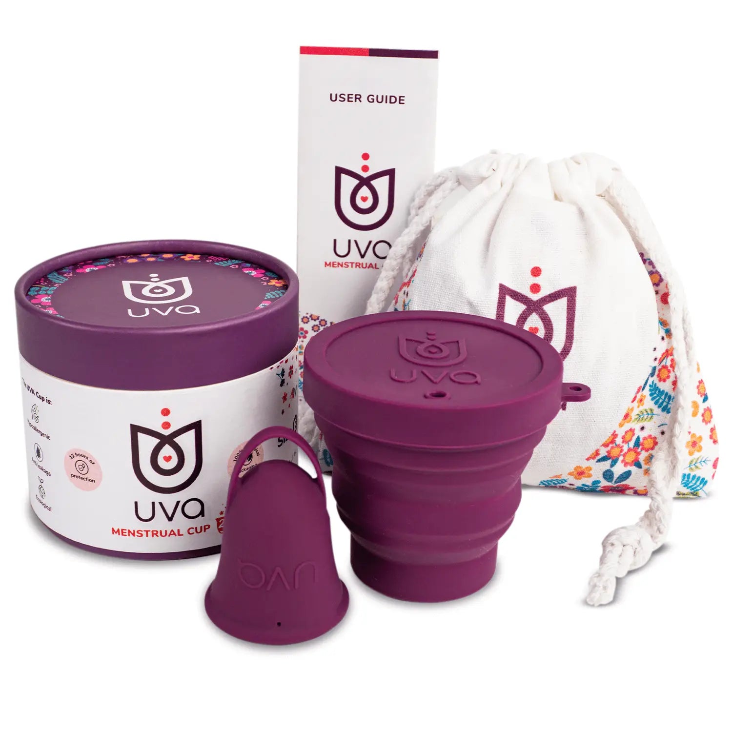 Uva UVA 2 Menstrual Cup – Size B (25mL Heavy Flow)