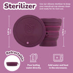 Uva UVA 2 Menstrual Cup – Size B (25mL Heavy Flow)