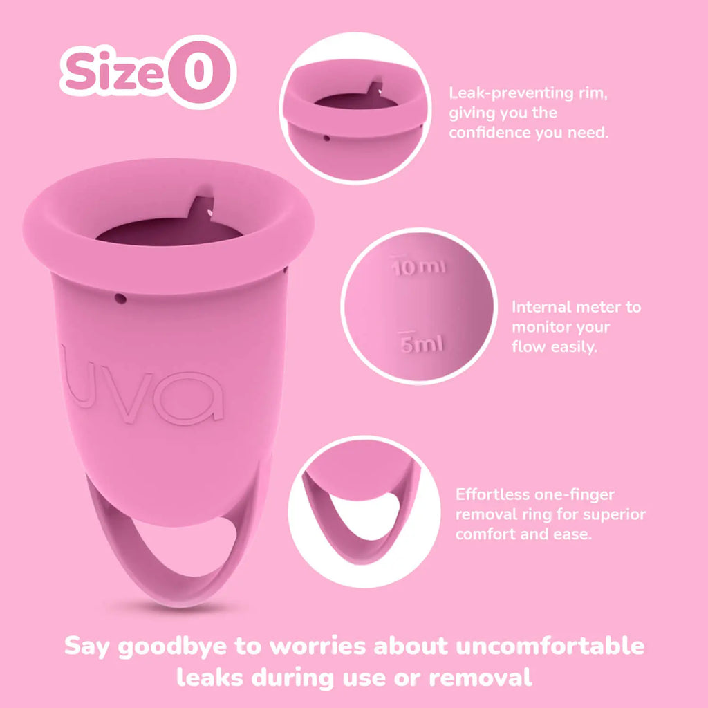 Uva 2 Menstrual Cup – Size (15ml | Light Flow)