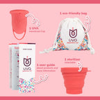 Uva UVA 2 Silicone Menstrual Cup – Size A (20mL | Moderate Flow)