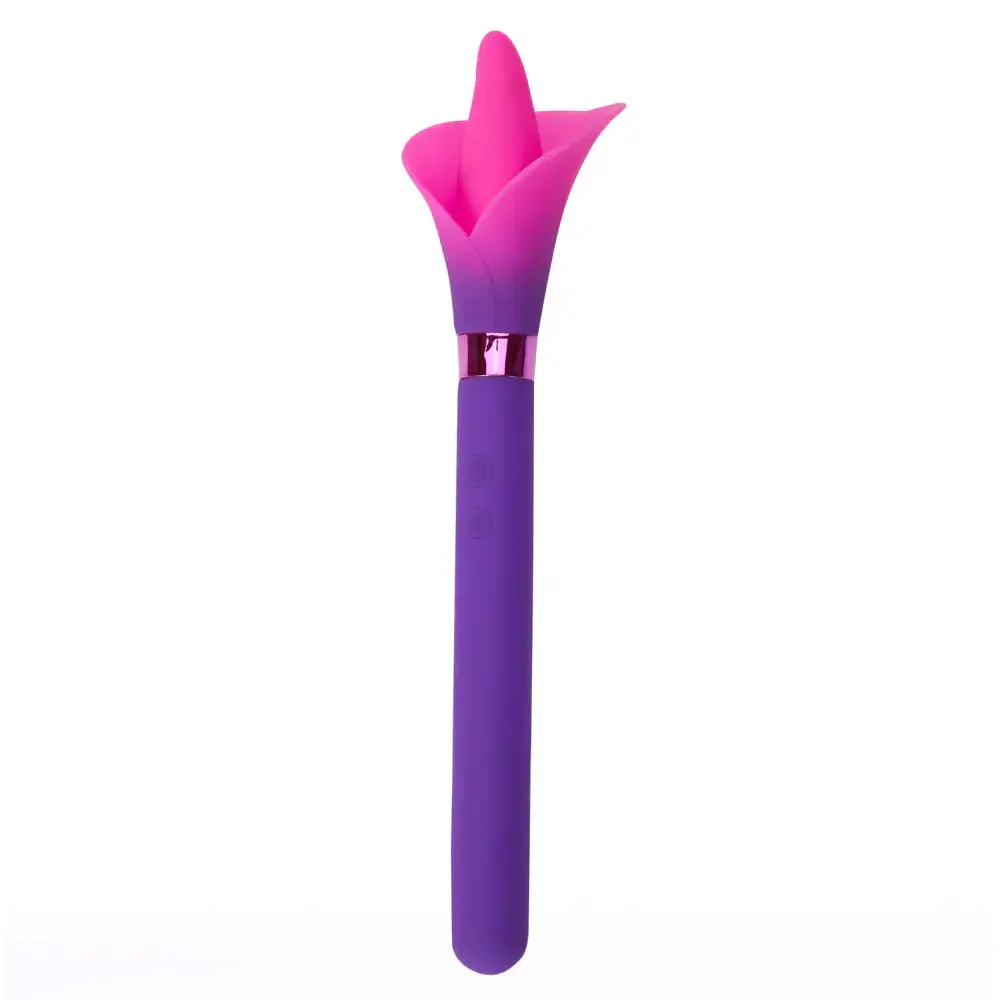Purple Vala Dual-Motor 10-Function Flower Vibrator