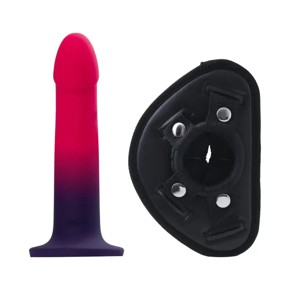 VeDO™ Duo Silicone Dildo with Harness - Rolik®