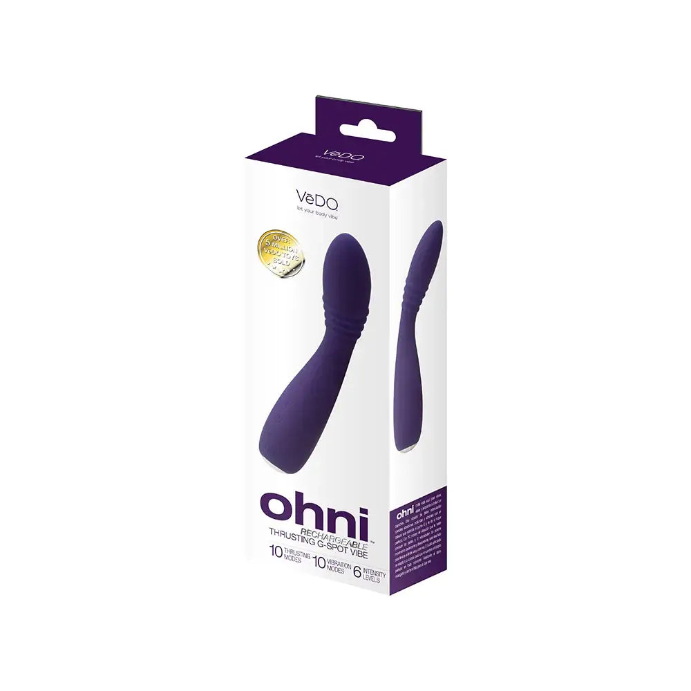 Ohni Vedo Ohni G-spot Thrusting Vibrator with 10 Modes – Rolik®
