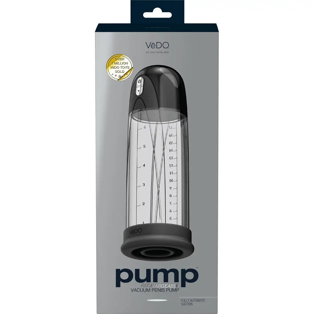Rechargeable Vacuum Penis Pump - Black