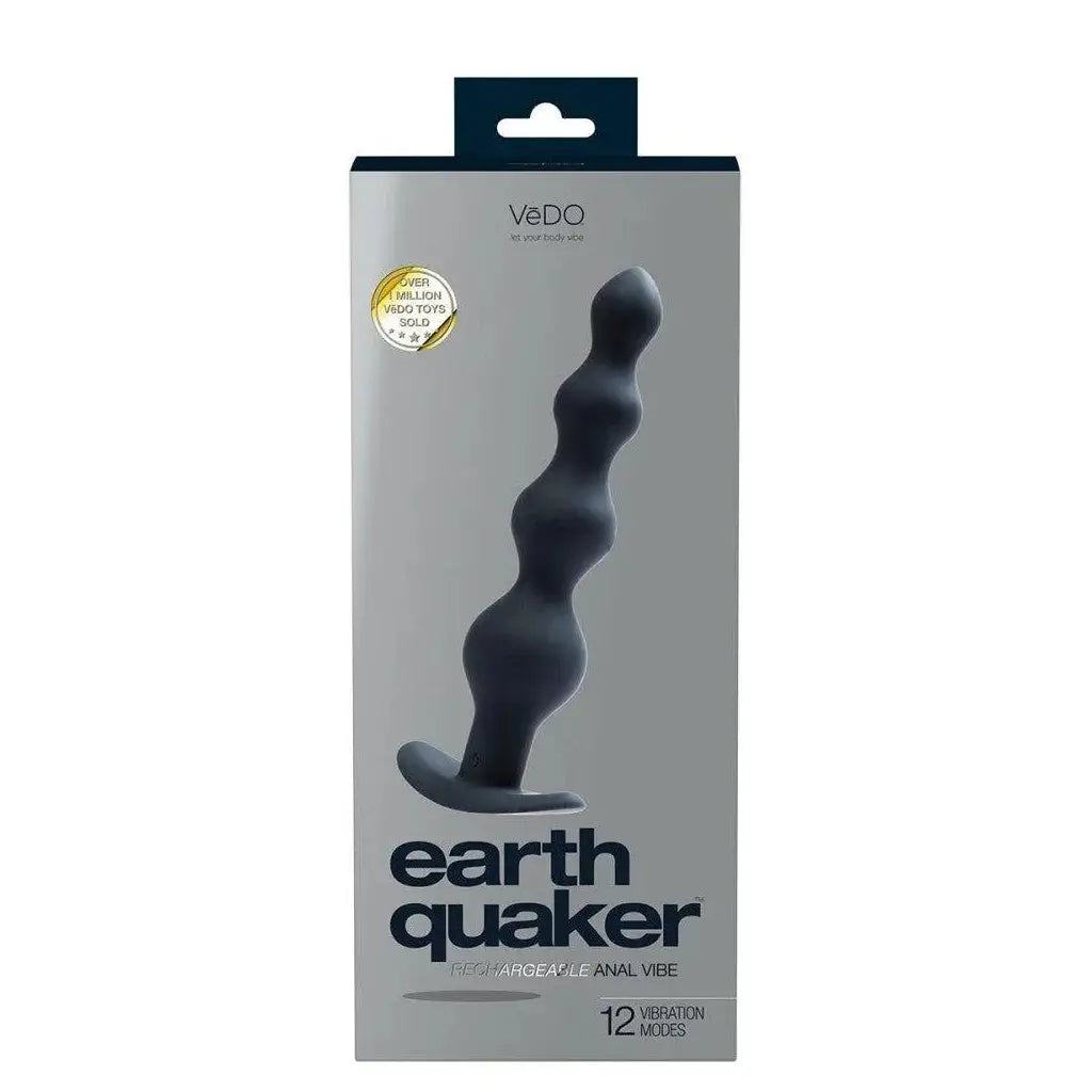 VeDO™ VeDO Earthquaker Anal Vibrator Black