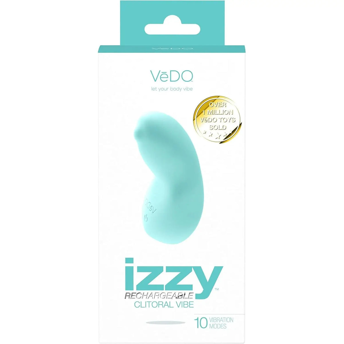 VeDO™ VeDO Izzy Lay-On Clitoral Vibrator | 10 Modes Waterproof