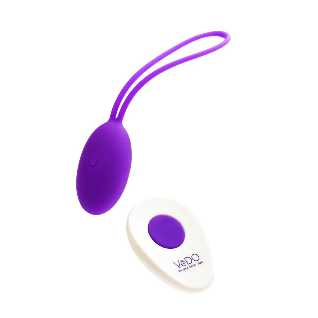 VeDO™ VeDO Peach Remote Vibrating Kegel Egg Indigo
