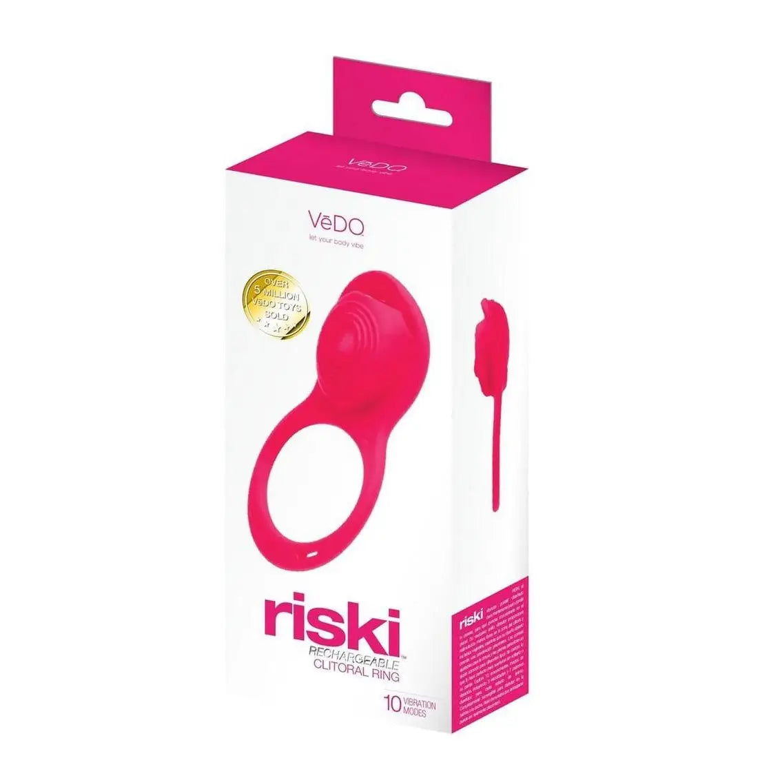 VeDO™ VeDO Riski Rechargeable Wearable Clitoral Vibrator