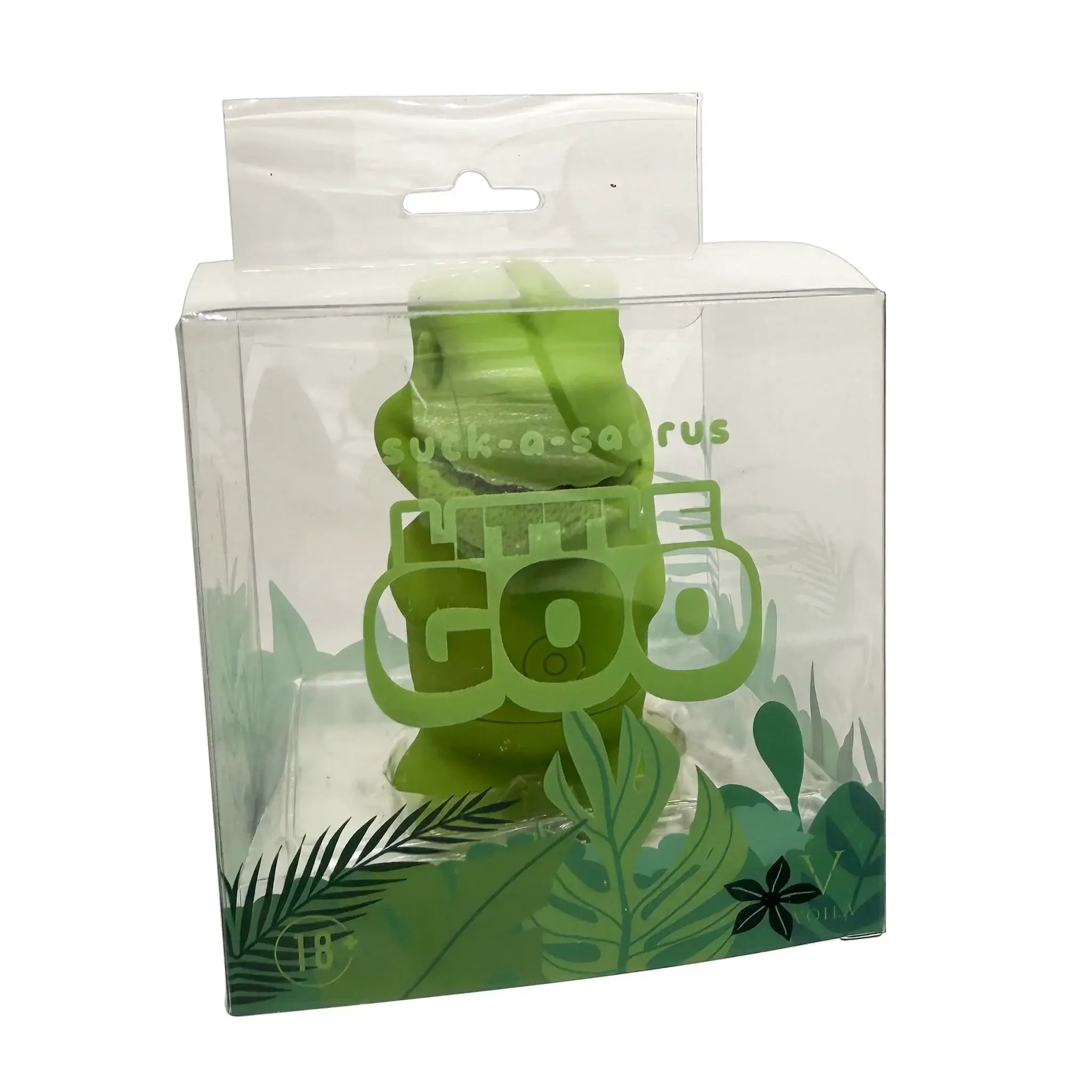 Velvet Brands Little Goo Dinosaur Clitoral Suction Toy | 6 Speeds | Lime