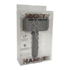 Velvet Brands Mighty Hammer Vibrating Dildo – Dual-Use Fantasy Vibrator Gray