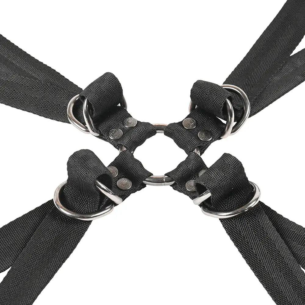 Sportsheets® Velvet Noir Adjustable Hog Tie & Cuff Set - Rolik®