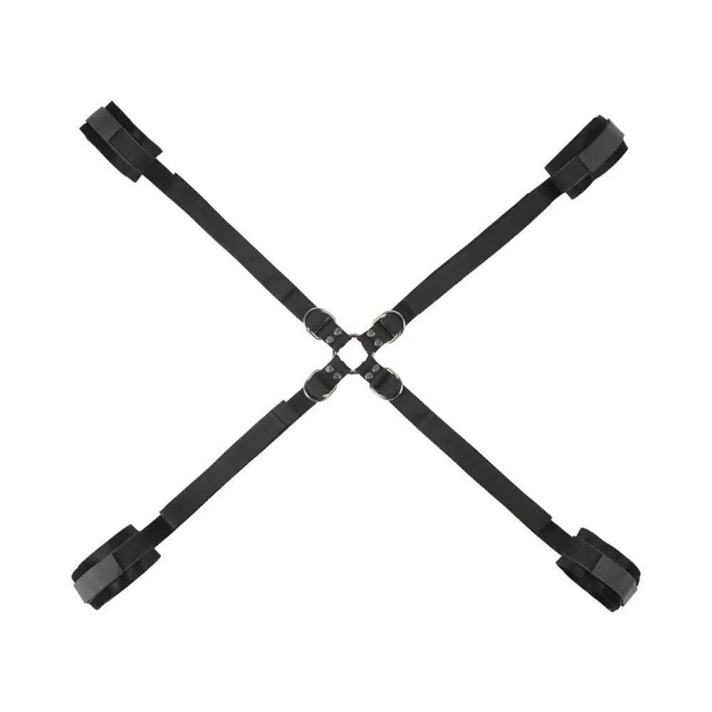 Sportsheets® Velvet Noir Adjustable Hog Tie & Cuff Set - Rolik®