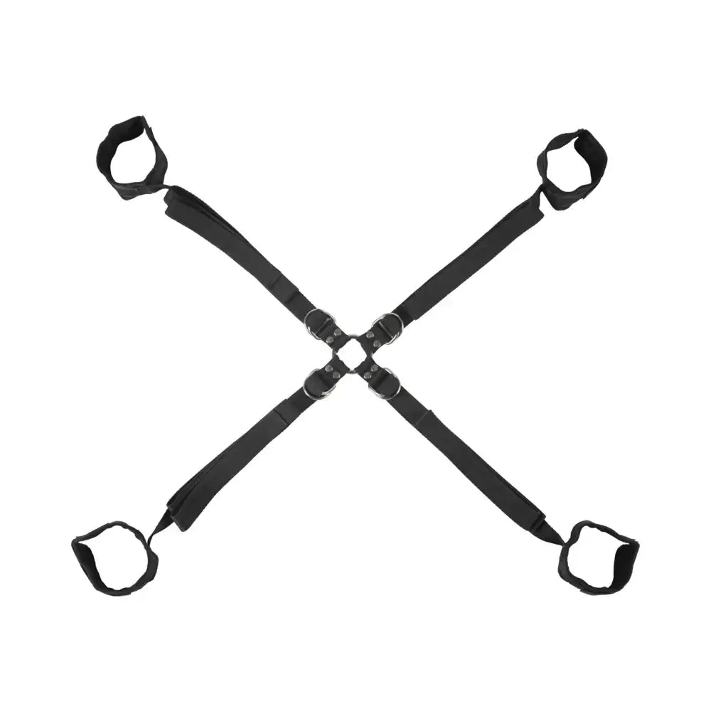 Sportsheets® Velvet Noir Adjustable Hog Tie & Cuff Set - Rolik®