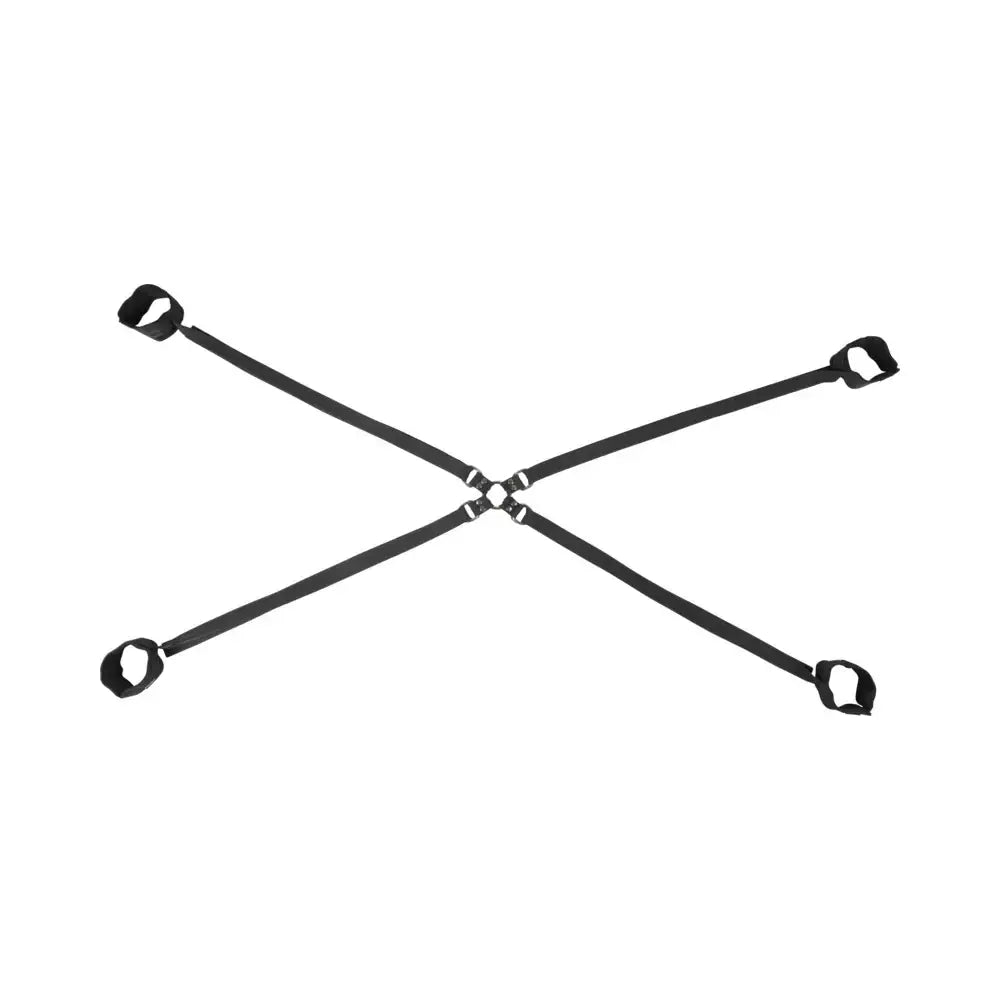 Sportsheets® Velvet Noir Adjustable Hog Tie & Cuff Set - Rolik®