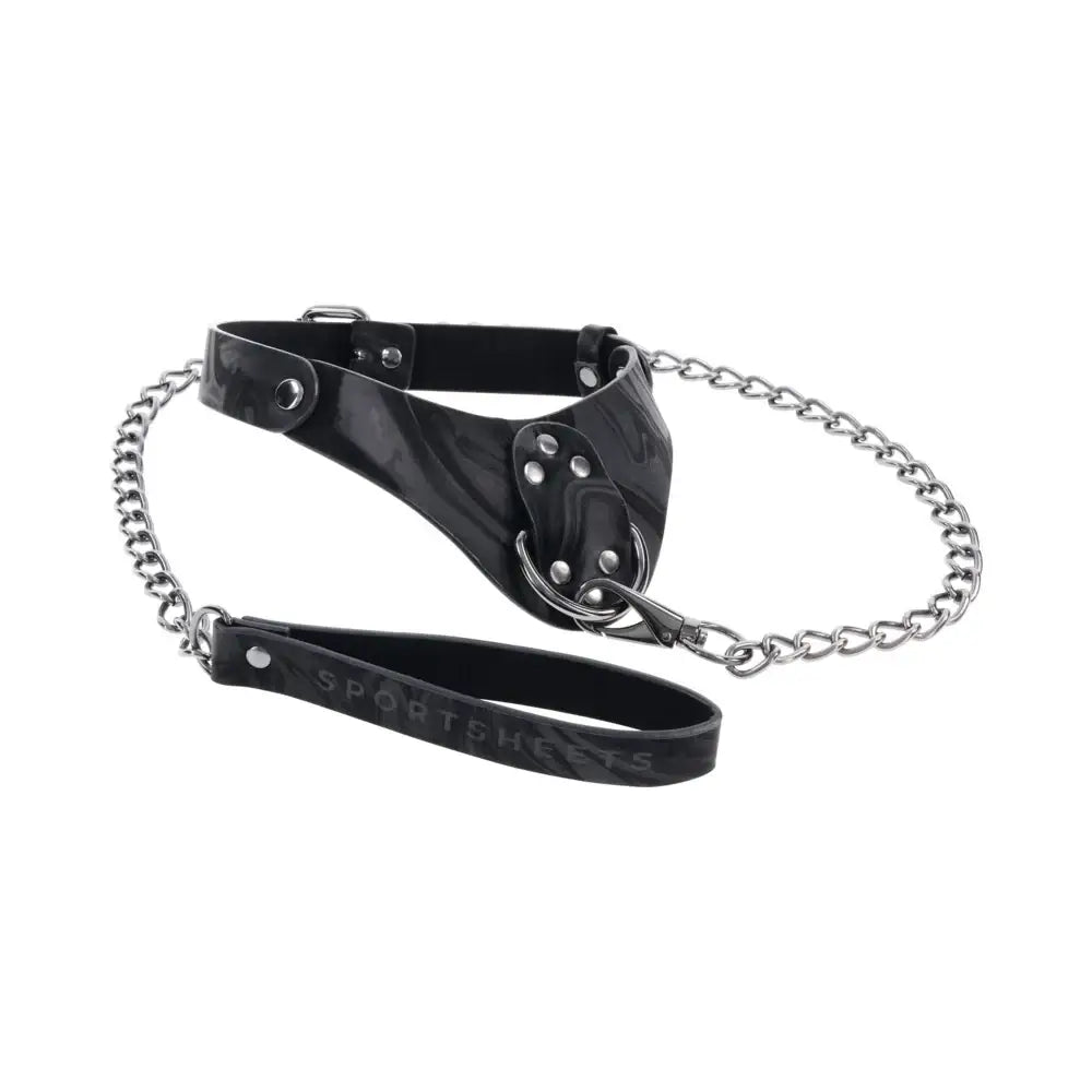 Sportsheets® Velvet Noir Collar & Leash - Rolik®
