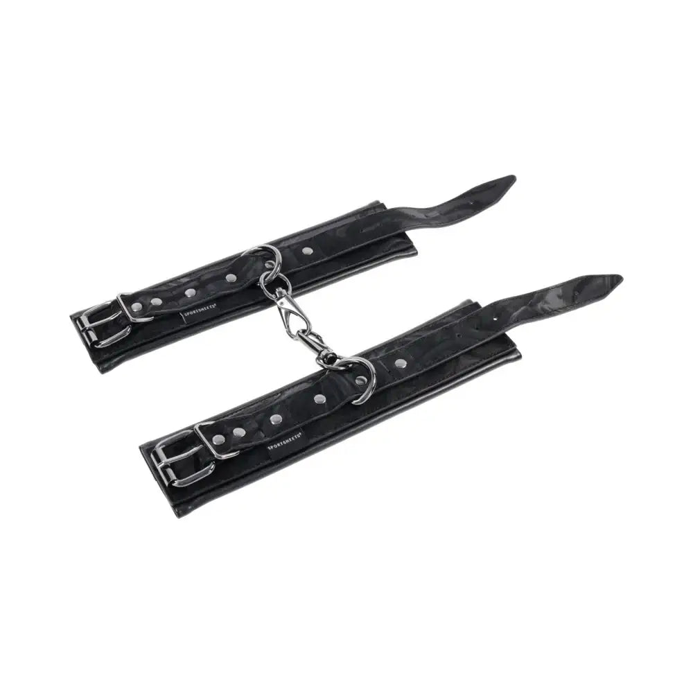 Sportsheets® Velvet Noir Handcuffs - Rolik®