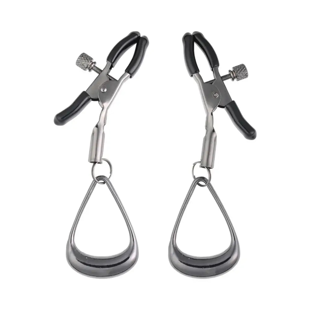 Sportsheets® Velvet Noir Tuggable Nipple Clamps - Rolik®