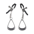 Sportsheets® Velvet Noir Tuggable Nipple Clamps - Rolik®