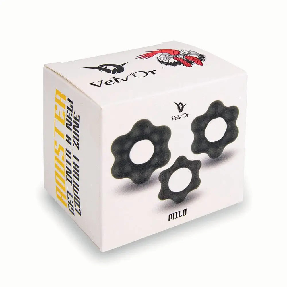 Velv'Or Rooster Milo Silicone C - Ring 3 Pack Set - Rolik®