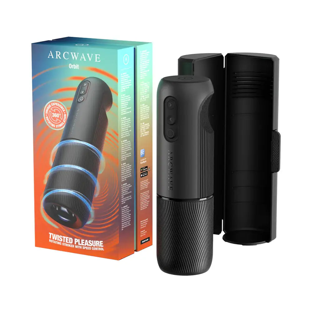 We-Vibe® Arcwave Orbit Rotating Stroker – 360° Rotation & App-Sync Speed Control Black