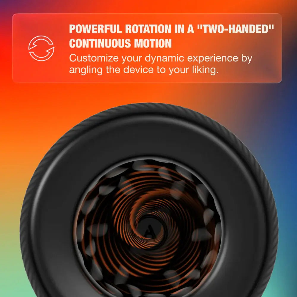 We-Vibe® Arcwave Orbit Rotating Stroker – 360° Rotation & App-Sync Speed Control Black