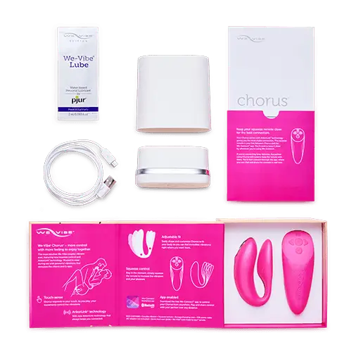 We-Vibe® Chorus™ Couples Remote Smart Vibrator Pink - Rolik®