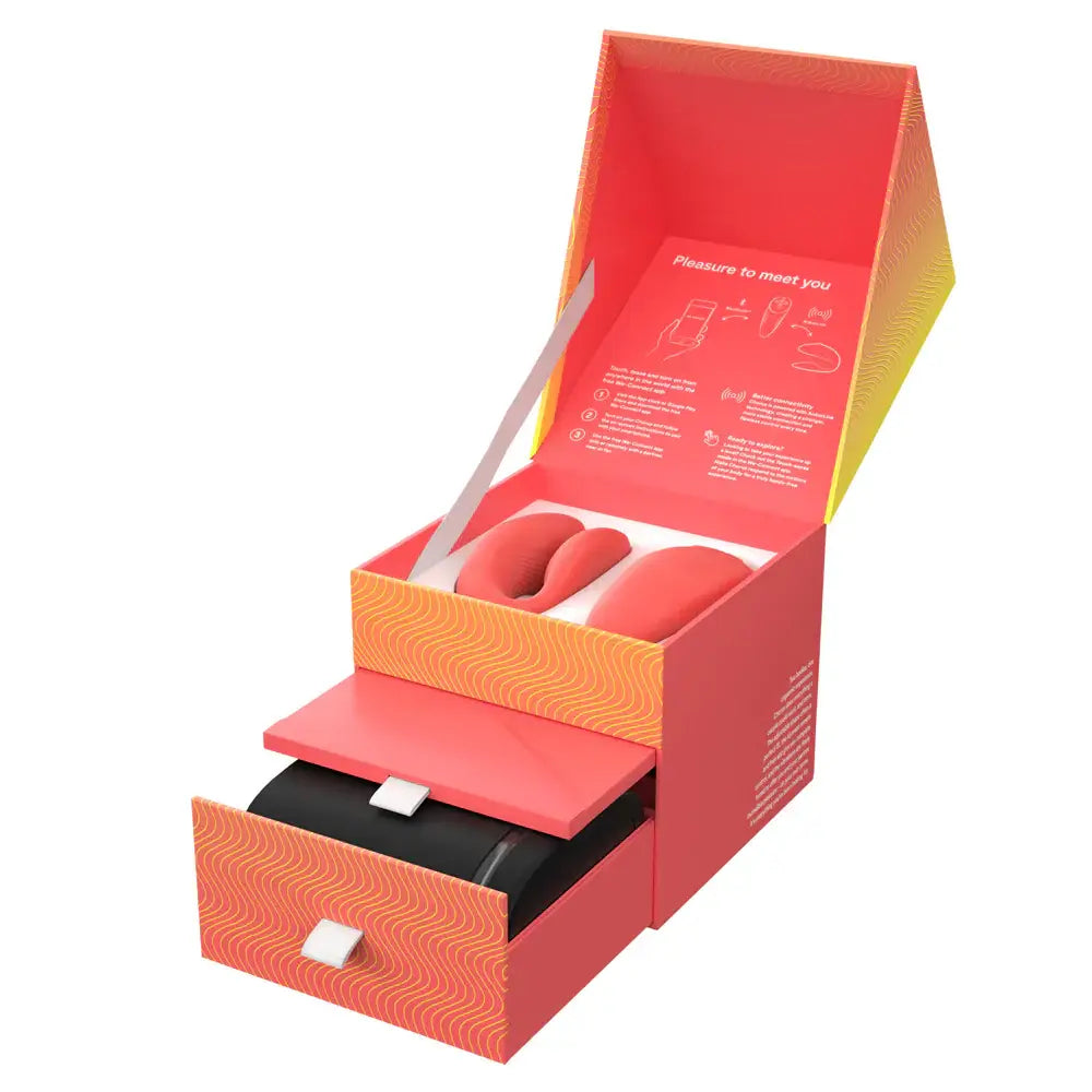 We-Vibe® Chorus™ Couples Remote Smart Vibrator Coral - Rolik®