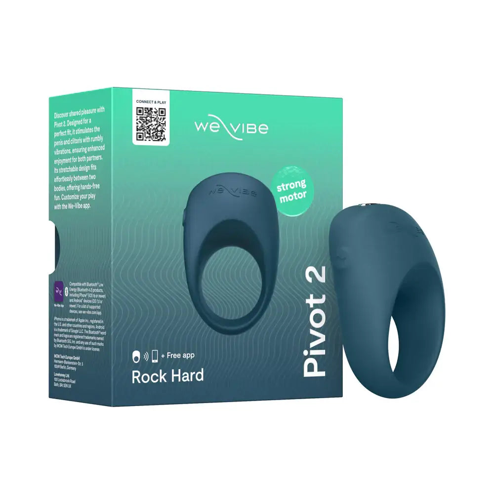 We-Vibe® Pivot 2 Vibrating Couples Ring Slate Blue