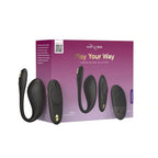 We-Vibe® Play Your Way Collection Jive 2 & Moxie+ Wearable Vibrator Set Black