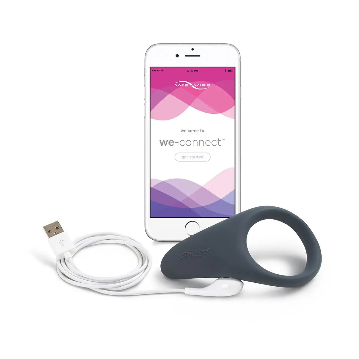Verge Smart Vibrating C - Ring - Black - C-Ring
