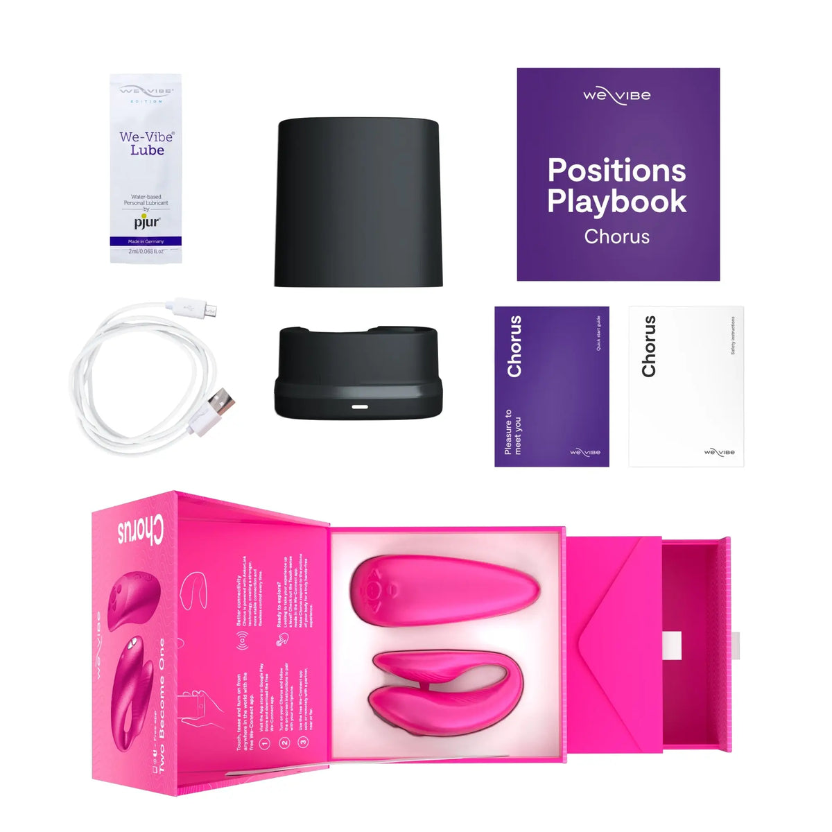 We-Vibe® We-Vibe Chorus Couples Vibrator – Touch-Responsive & App Controlled