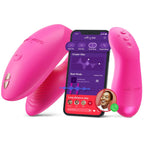 Electric Pink Chorus Pro Couples Vibrator with Remote