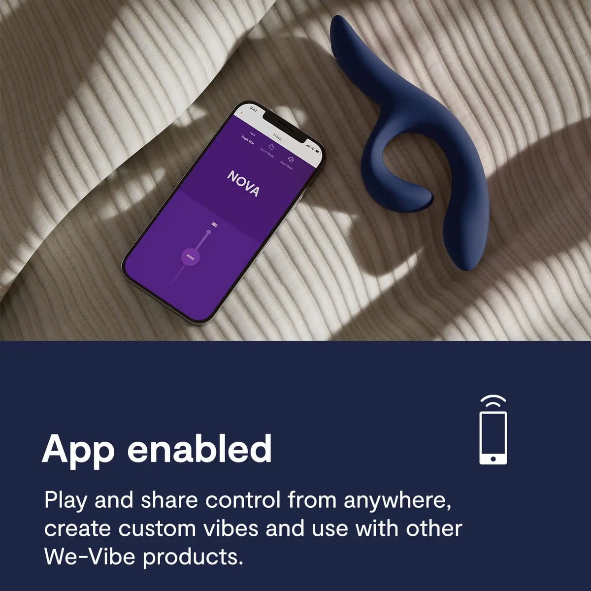 We-Vibe® We-Vibe Nova 2 Rabbit Vibrator – G-Spot & Clitoral Blended Orgasm