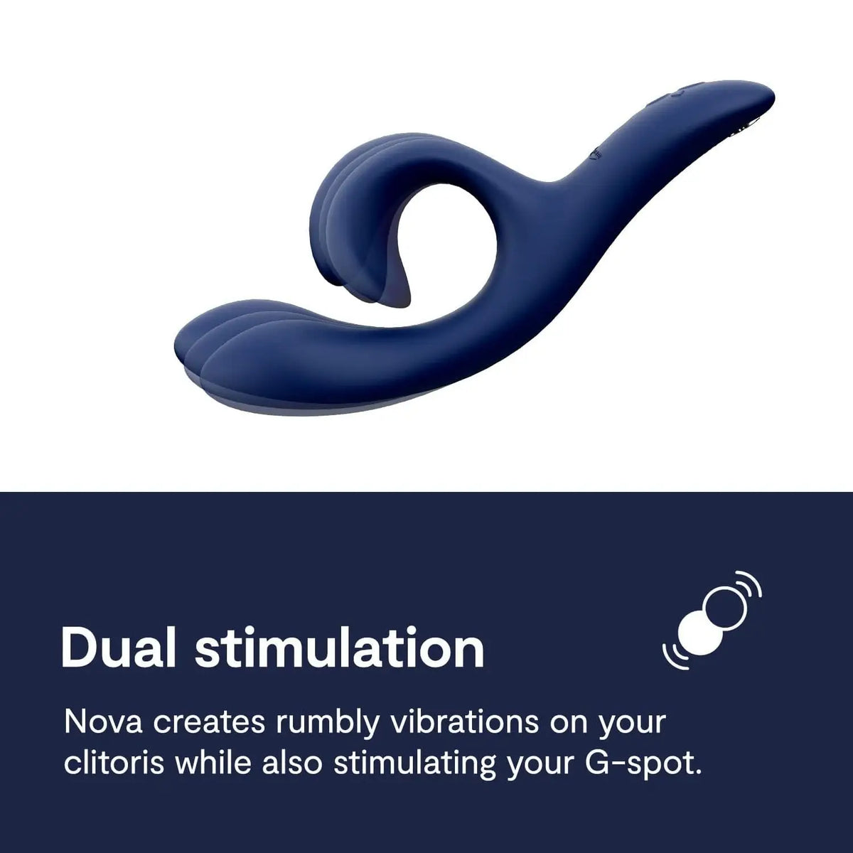 We-Vibe® We-Vibe Nova 2 Rabbit Vibrator – G-Spot & Clitoral Blended Orgasm