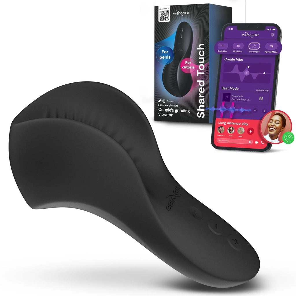 We-Vibe® We-Vibe Shared Touch App-Controlled Couples’ Grinding Vibrator Black