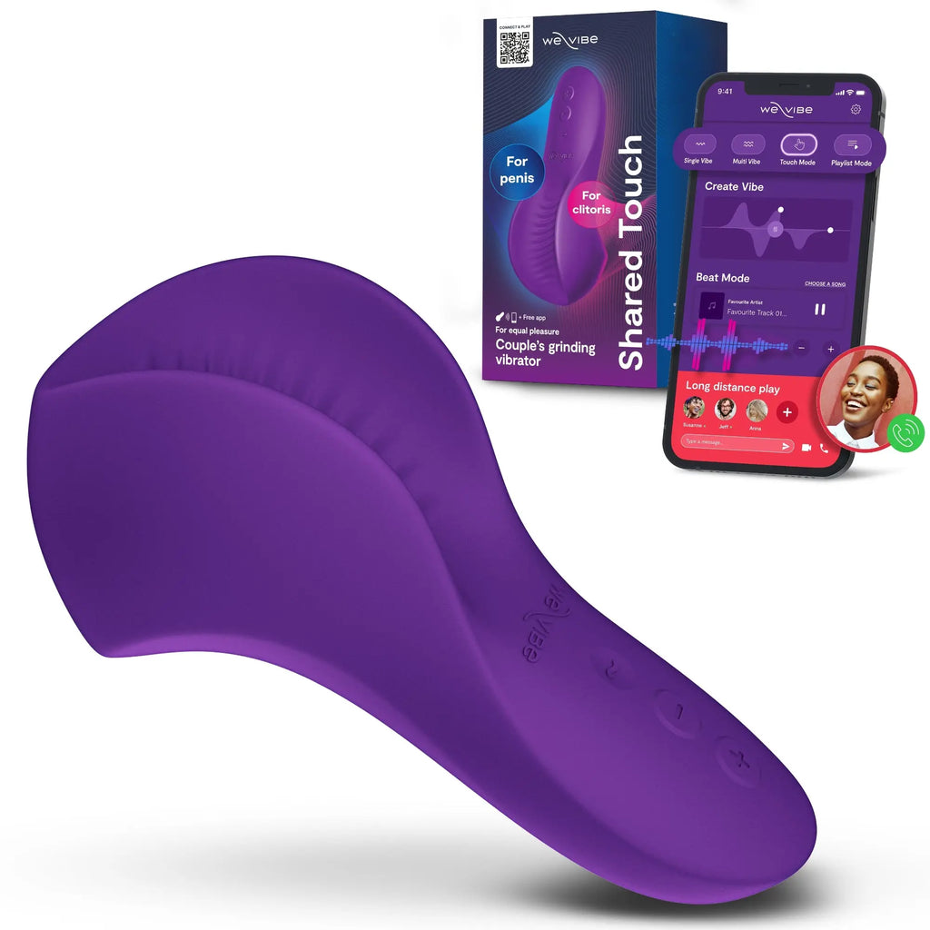 We-Vibe® We-Vibe Shared Touch App-Controlled Couples’ Grinding Vibrator Purple