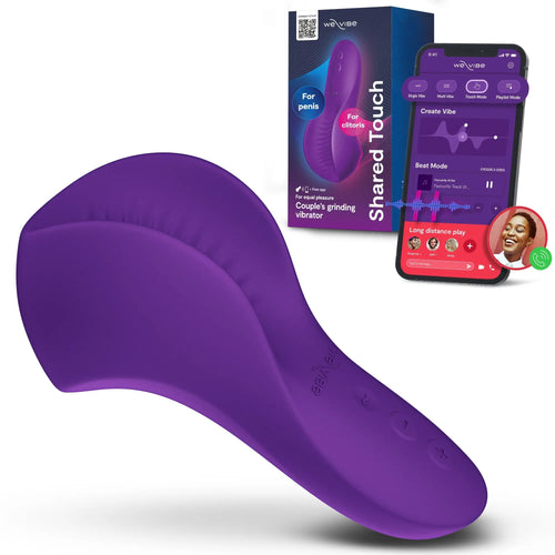 We-Vibe® We-Vibe Shared Touch App-Controlled Couples’ Grinding Vibrator Purple