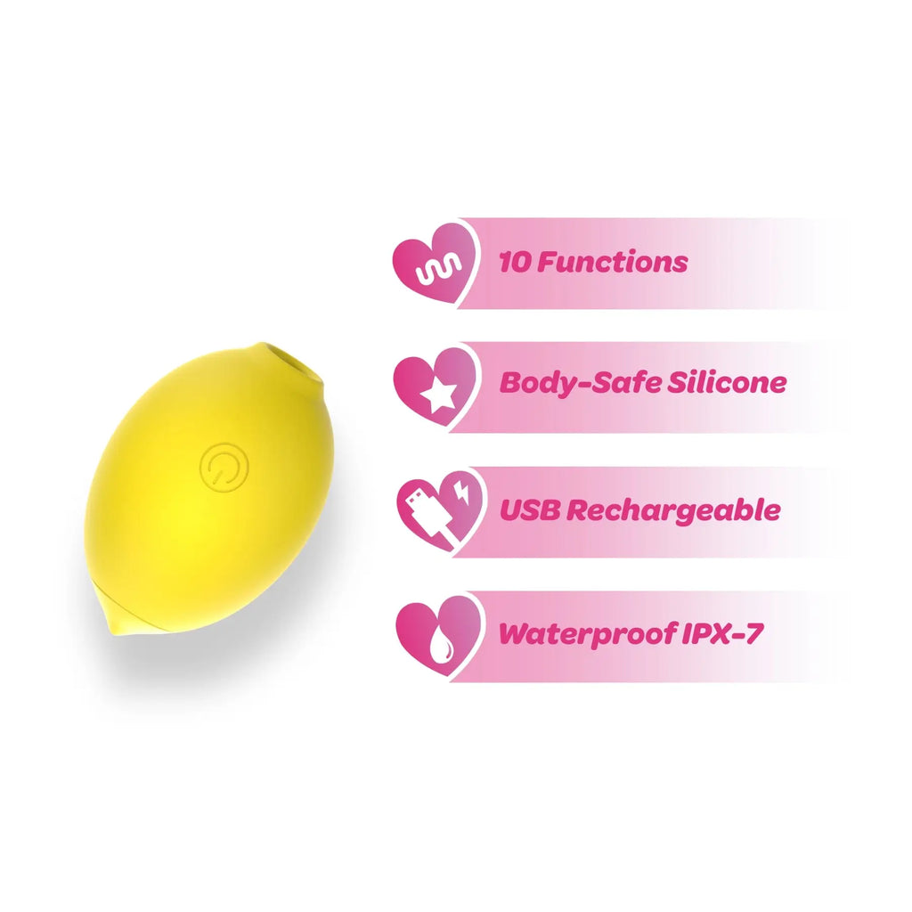 Viben Dreamii Lemon Bliss Suction Stimulator Yellow