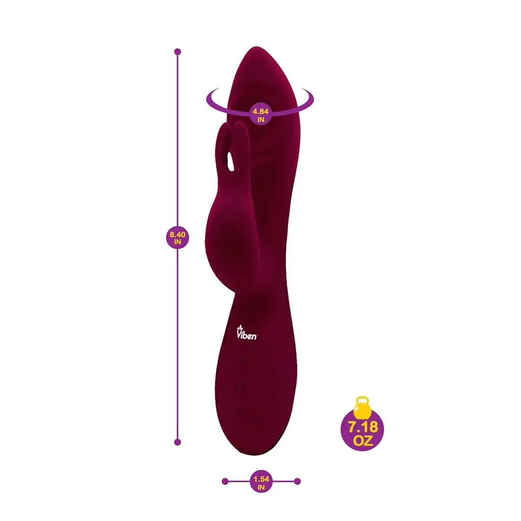 Viben Pzazz Thumping Rabbit Vibrator - Rolik®