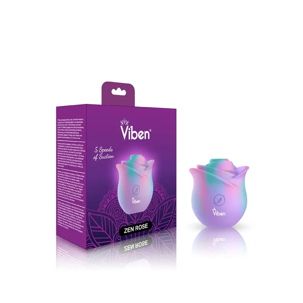 Viben Zen Rose Handheld Rose Clitoral and Nipple Stimulator - Rolik®