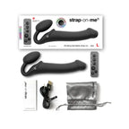 Vibrating 3 Motor Remote Controlled Strap On - Dildo