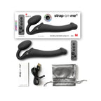 Vibrating 3 Motor Remote Controlled Strap On - Dildo